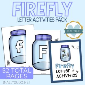 Firefly Letter Activities Pack