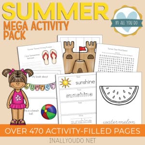 Summer Themed MEGA Activity Pack
